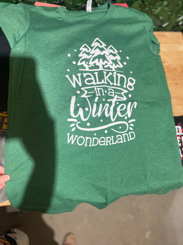 Walking In A Winter Wonderland Graphic Tee