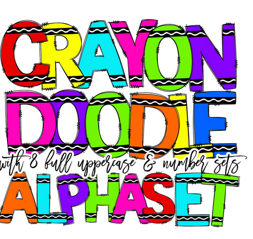 Crayon Alpha Name Shirt