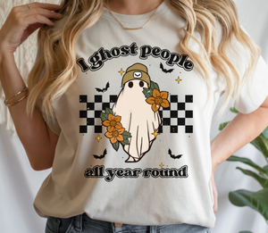 I Ghost People All Year Round Graphic Tee