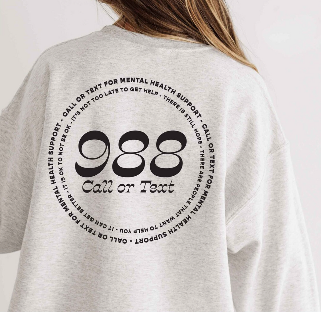 Call or Text 988 Graphic Tee