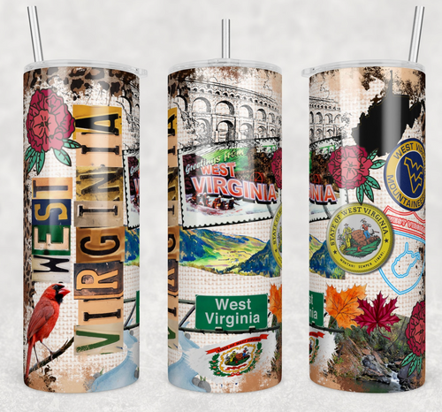 State Sublimation Tumbler (All states Available)