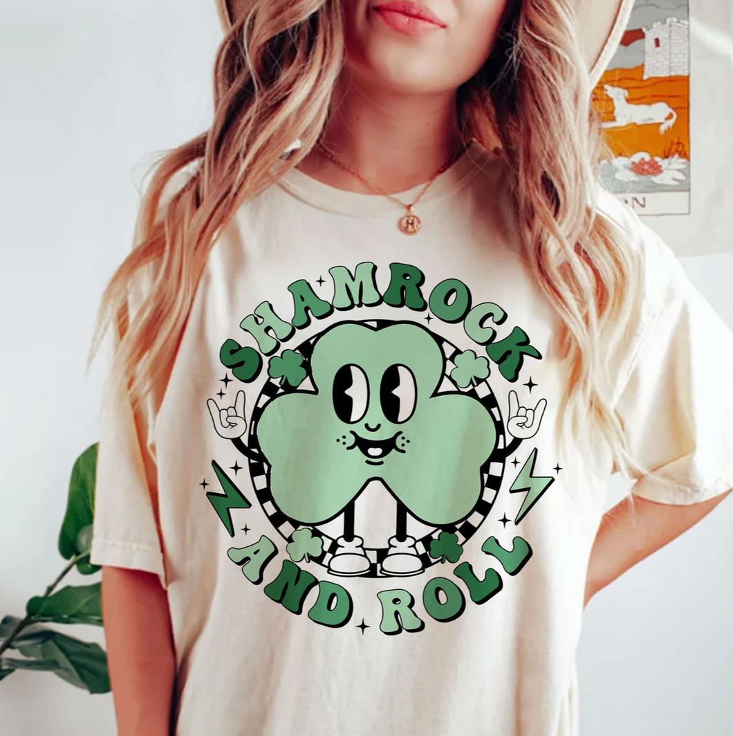 Shamrock and Roll Graphic Tee