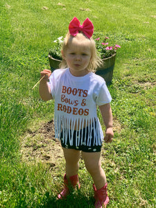 Boots, Bows & Rodeos Kids Shirt