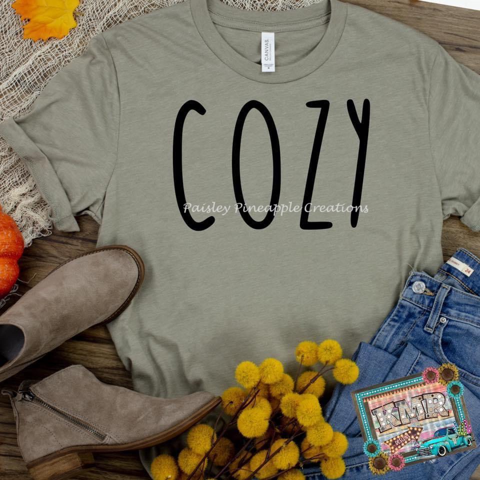 Cozy Adult Screen Print Shirt