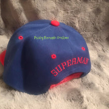 Load image into Gallery viewer, Superman Snapback Hat