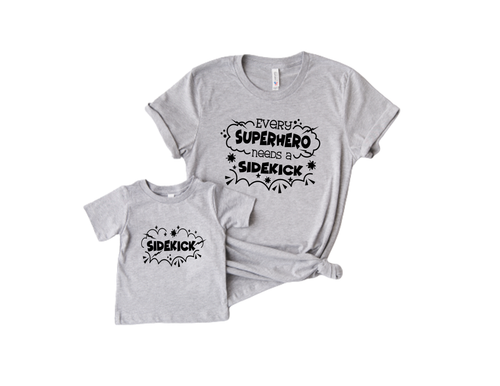Superhero/Sidekick Mommy & Me Set