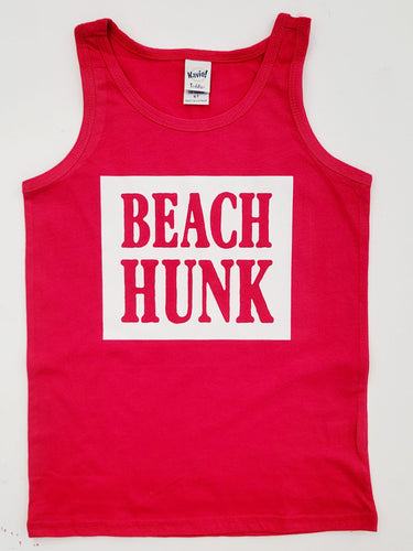 Beach Hunk Kids Screen Print Shirt