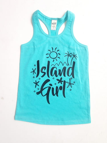 Island Girl Kids Screen Print Shirt