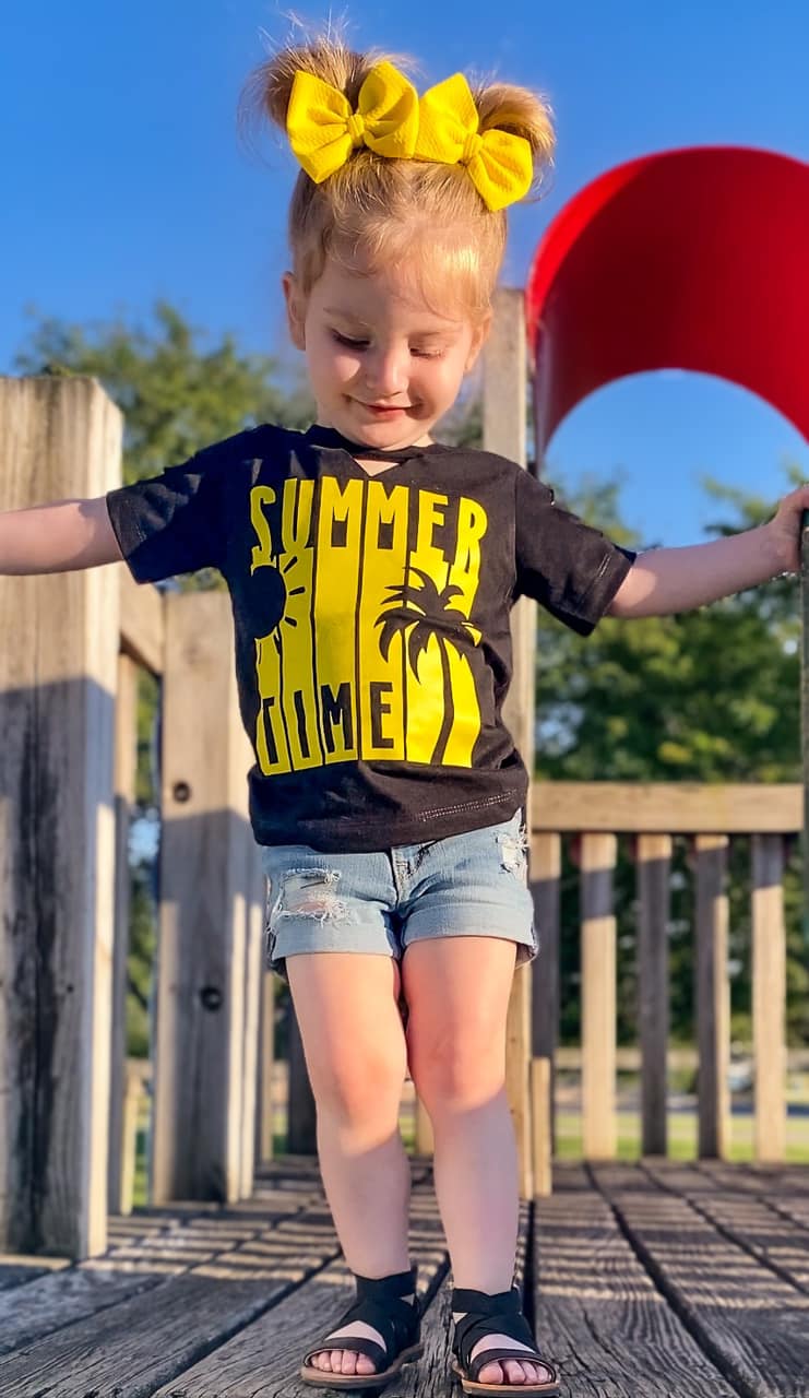 Summer Time Toddler/Youth Screen Print Shirt