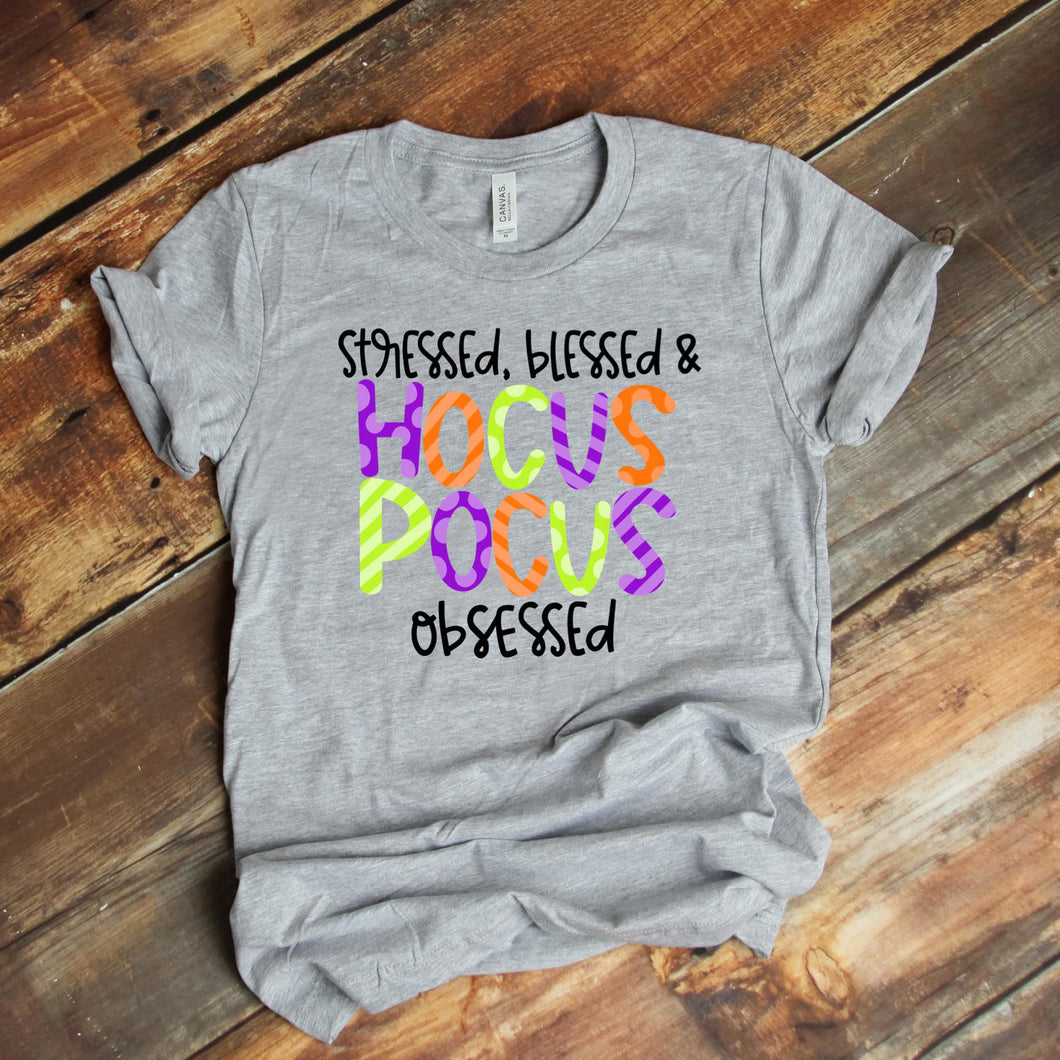 Hocus Pocus Obsessed (Full Color) Screen Print Shirt