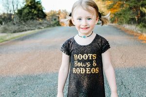 Boots, Bows, & Rodeos Tshirt Dress