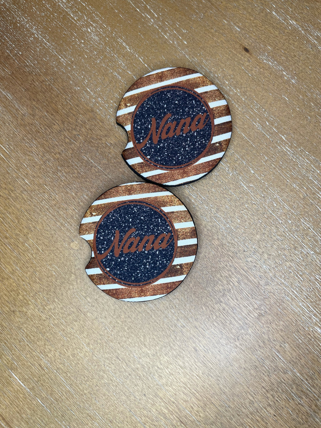 Nana (Striped) Car Coasters