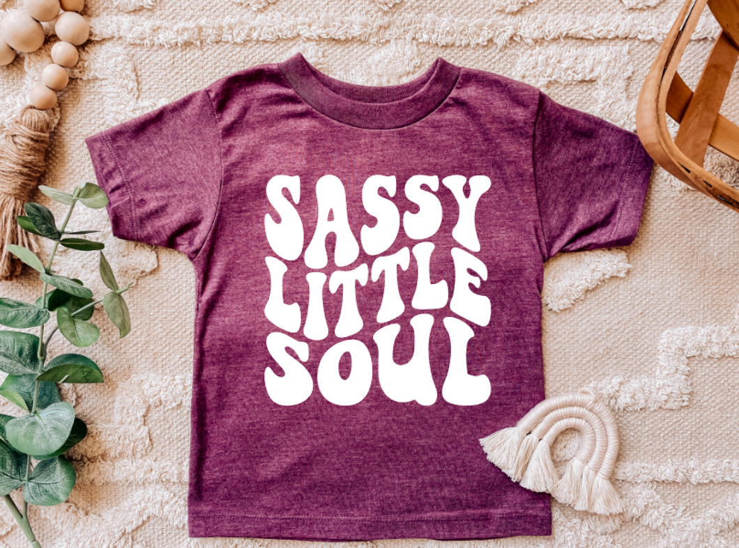 Sassy Little Soul (Retro) Kids Tee
