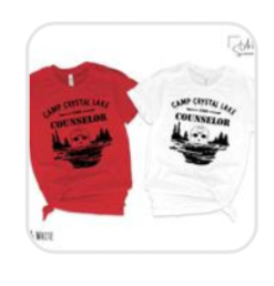 Camp Crystal Lake Screen Print Shirt