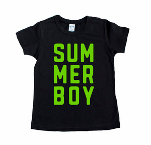Summer Boy Toddler/Youth Screen Print Shirt