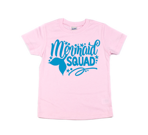 Mermaid Squad Kids Screen Print Shirt