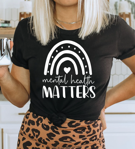 Mental Health Matters (Rainbow) Adult Shirt