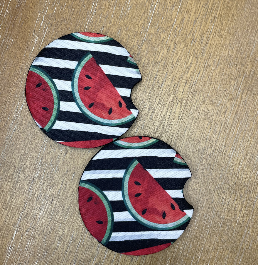 Watermelon Car Coasters