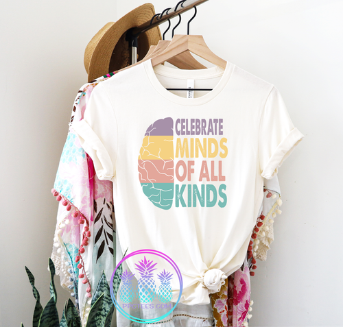 Celebrate Minds of All Kinds Graphic Tee