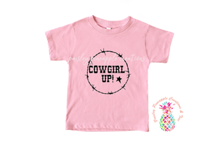 Cowgirl Up HTV Shirt