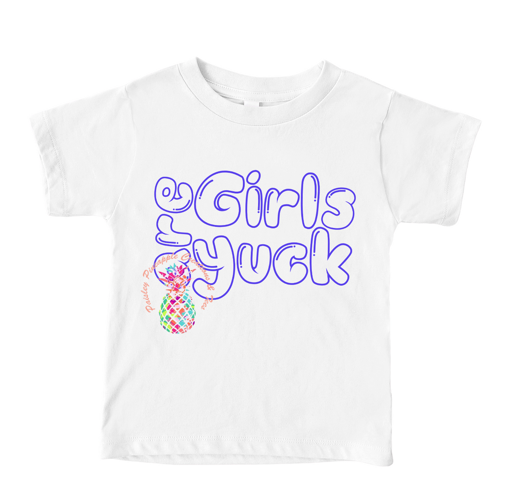 Girls Are Yuck Kids Shirt