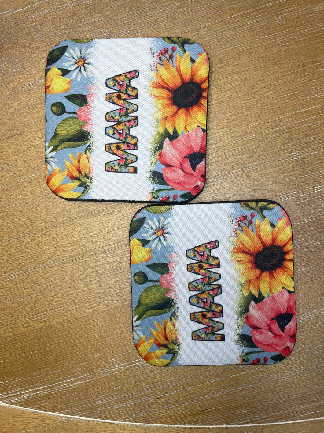 Mama (Floral) House Coasters
