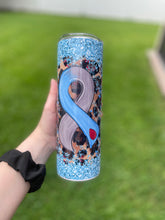 Load image into Gallery viewer, Type 1 Diabetes 20oz Skinny Sublimation Tumbler