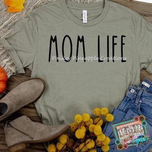 Mom Life Adult Screen Print Shirt
