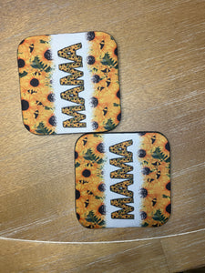 Mama (Sunflower) House Coasters