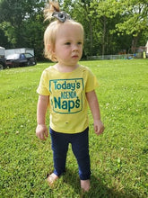 Load image into Gallery viewer, Today’s Agenda, Naps HTV Shirt
