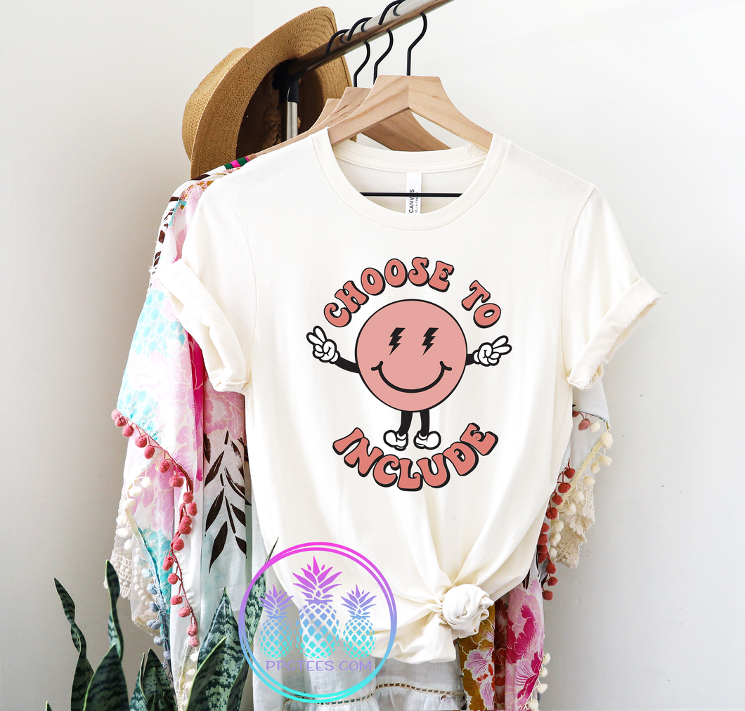 Choose to Include (Smiley) Graphic Tee