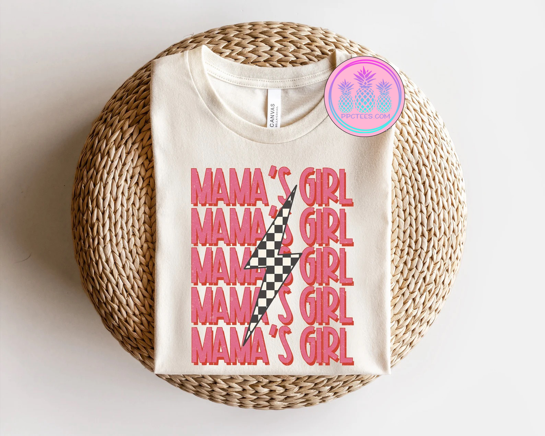 Mama's Girl (Lightning Bolt) Graphic Tee