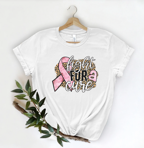 Fight for a Cure (Leopard) Graphic Tee