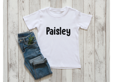 Load image into Gallery viewer, SALE Name/One Word Kids Shirt