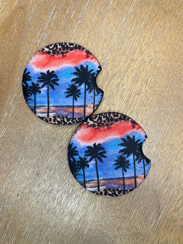 Palm Tree Car Coasters
