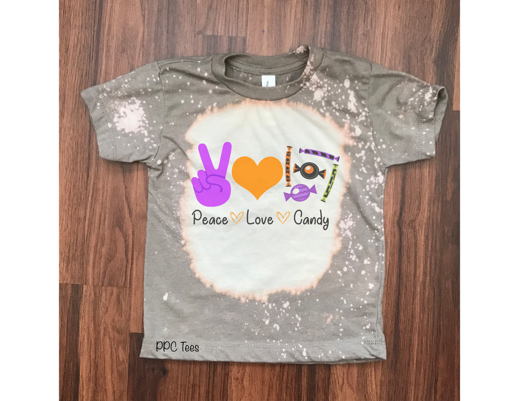 Peace Love Candy Sublimation Shirt